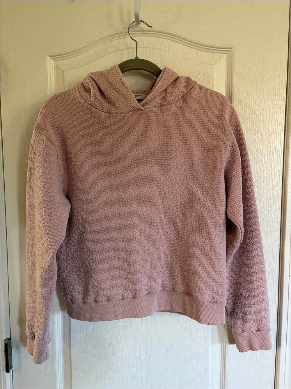 Perfectwhitetee textured pullover hoody